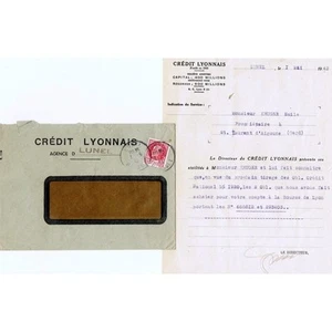 Crédit Lyonnais de Lunel 34 Obligation d Émile KRUGER St LAURENT d'AIGOUZE 1942 - Picture 1 of 1