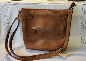 GOOD USED Browning Catrina Cross-Body Concealed Carry Handbag - Brown light CCW - Picture 1 of 12