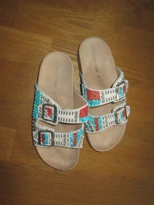 Sandalen Damen v. Superga Gr. 38 perlenbestickt - Bild 1 von 2