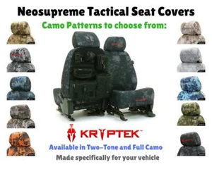 Seat Covers Kryptek Tactical Neosupreme for Chevy Colorado Custom Fit - Picture 1 of 21