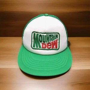 Mountain Dew Mesh Green, White, Red 2011 Snapback Cap Hat - Picture 1 of 10