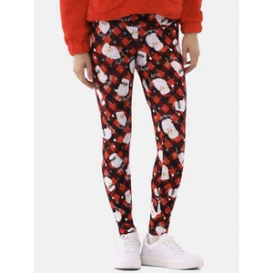 No Boundaries Junior Girl's Holiday Printed Ankle Leggings Multi Size XS (0-2) - Picture 1 of 6