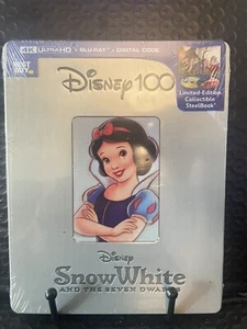 SNOW WHITE AND THE SEVEN DWARFS (4K UHD + BLU-RAY + DIGITAL* - DISNEY 100 EXC.) - Picture 1 of 2