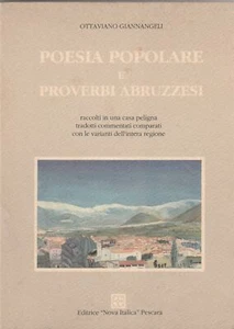Ottaviano Giannangeli Poesia popolare proverbi abruzzesi Nova Italica 1991 - Imagen 1 de 1