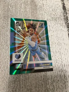 2022-23 Panini Donruss Ja Morant Holo Green Laser #156 Memphis Grizzlies - Picture 1 of 2