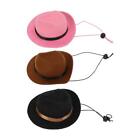 Cowboy Sun-Hat Pet Dog Cat Cosplay Costume Outfit Photography Props