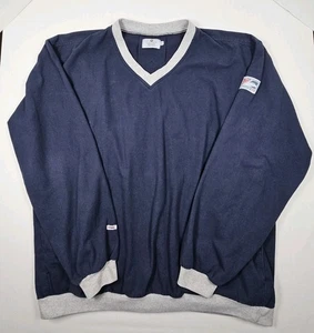 Tyndale FR Sweater 2XL Blue Flame Resistant V Neck Pullover Sweatshirt USA - Picture 1 of 10