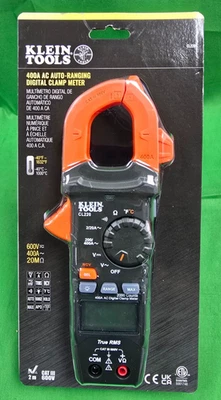 Brand New Klein Tools (CL220) 400A AC Auto Ranging Digital Clamp Meter NEW (A5) - Image 1 of 3