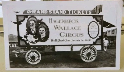 FOTO DE CIRCO HAGENBECK WALLACE Grand Stand entradas vagón desfile Foto 1 de 4