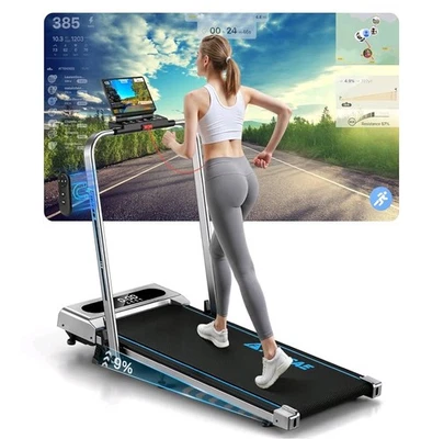 Treadmill, FOUSAE 5 in 1 Treadmills for Home Foldable with App Compatible, 12KM/ - Image 1 of 4