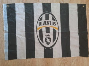 BANDIERA BANDIERINA FLAG VINTAGE FOOTBALL CALCIO JUVENTUS - Foto 1 di 4