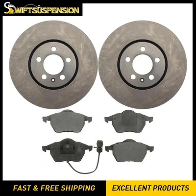 Kit de pastillas de freno delanteras y rotores de disco para Volkswagen Golf 1996 1997 1998 Foto 1 de 4