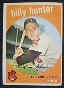 1959 Topps #11 Billy Hunter Cleveland Indians - Picture 1 of 2