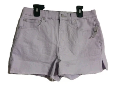 Shorts feminino GAP cintura alta 3" corte lavanda tamanho 28 novo com etiquetas - Imagem 1 de 4