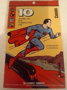 Superman Postal Stamps Canada Post 10 Stamps - Bild 1 von 3