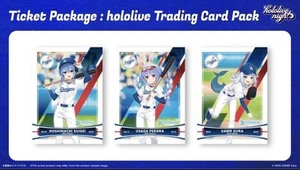 Dodgers X Hololive Gawr Gura Pekora Suisei Collaboration Trading Cards Set - Picture 1 of 4