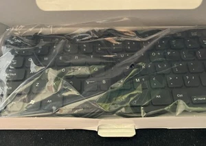 K1000 USB Computer PC Keyboard Plug and Play Mini Keyboard Wired - Picture 1 of 4