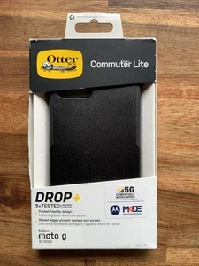 Coque OtterBox Moto g 5G (2023) Commuter Series Lite - Noire, fine et résistante - Photo 1 sur 2