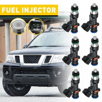 6x NEW Fuel Injectors For 2005-2010 Nissan Pathfinder Xterra 4.0L V6 0280158007 - Image 1 of 4