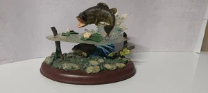 Top Water Action Freshwater Legends 2004 Bradford Exchange 2nd Issue Bass Fish - Bild 1 von 12