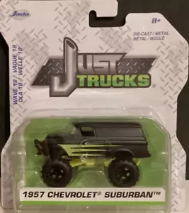 Jada Just Trucks Nero 1957 Chevy Suburban Wave 18 - Foto 1 di 1