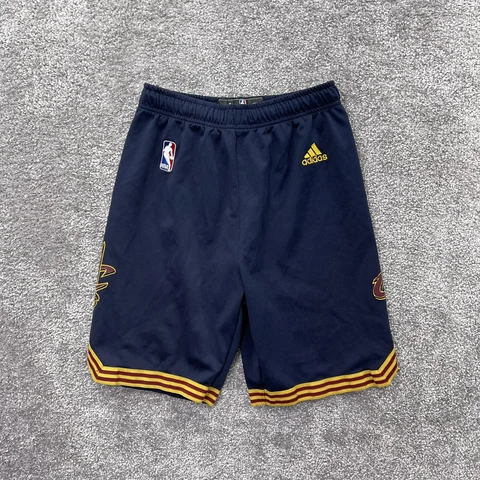 Cleveland Cavaliers Shorts Youth Medium Blue Cavs Adidas NBA Basketball Boys Cover
