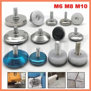 Levelling Machine Feet M6 M8 M10 Screw in Height Adjustable Furniture Feet Foot - Picture 1 of 53