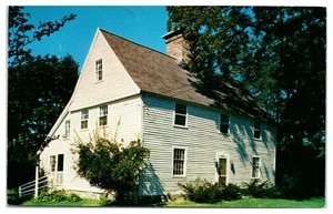 Lot of 5 Vintage Chrome Postcards Houses, Church and School in Connecticut CT. - Picture 1 of 10
