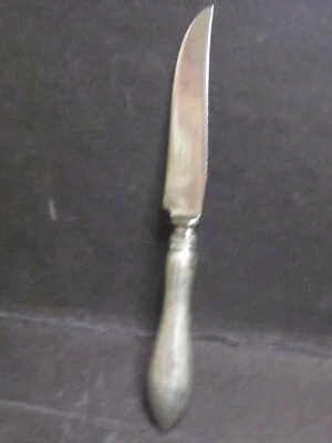 CUCHILLO DE FRUTAS Stieff Clinton hoja de acero inoxidable mango esterlina 6 1/2" sin mono Foto 1 de 4