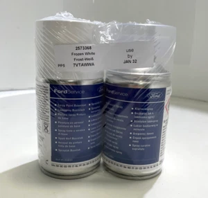 (91,80€/1L) Ford Frost Weiß Spraydose Lackspray Original mit Klarlack 2573368 - Bild 1 von 2