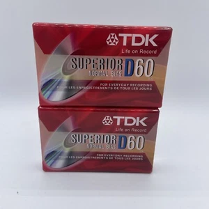 TDK D-90 Tipo I Bias Normale Nastro Cassetta SIGILLATO - Foto 1 di 6