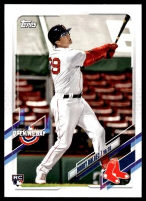 2021 TOPPS OPENING DAY ROOKIE BOBBY DALBEC BOSTON RED SOX R44 - Image 1 of 2
