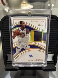 2022-23 immaculate Jonathan Kuminga PATCH AUTOGRAPHS Gold /10 - Picture 1 of 2