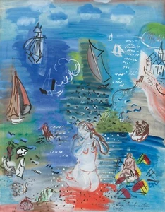 RAOUL DUFY Poster or Canvas Print "AMPHITRITE" - Picture 1 of 1