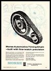 1957 Morse Automotive Timing Chains Ithaca New York Borg Warner Vintage Print Ad