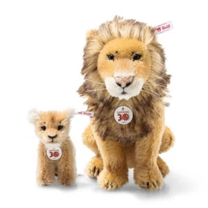 STEIFF Lion King set Mufasa Simba Disney Limited Edition EAN 356179 17cm New - Picture 1 of 7