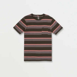 VOLCOM BOLDSTONE CREW SHORT SLEEVE SHIRT - BLACK - Picture 1 of 1