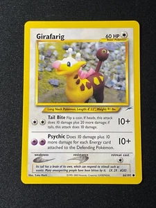 Girafarig┃66/105┃Neo Destiny┃Pokemon Card┃WOTC┃Common┃Near Mint - Picture 1 of 2