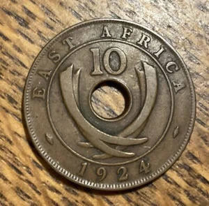 1924 East Africa 10 Cents - Picture 1 of 2