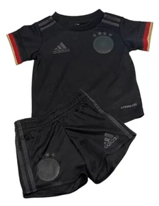 Adidas - Black Germany Away Kit/Strip (2020/21) - Infant/Baby (3-6 Months) - Picture 1 of 15