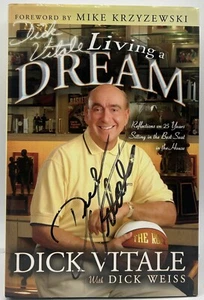 Dick Vitale's Living a Dream Signed By Dick Vitale Hardcover First Edition - Picture 1 of 3