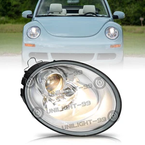 HALOGEN HEADLIGHT ASSEMBLY FOR 2006-2010 VOLKSWAGEN VW BEETLE PASSENGER RIGHT - Picture 1 of 8
