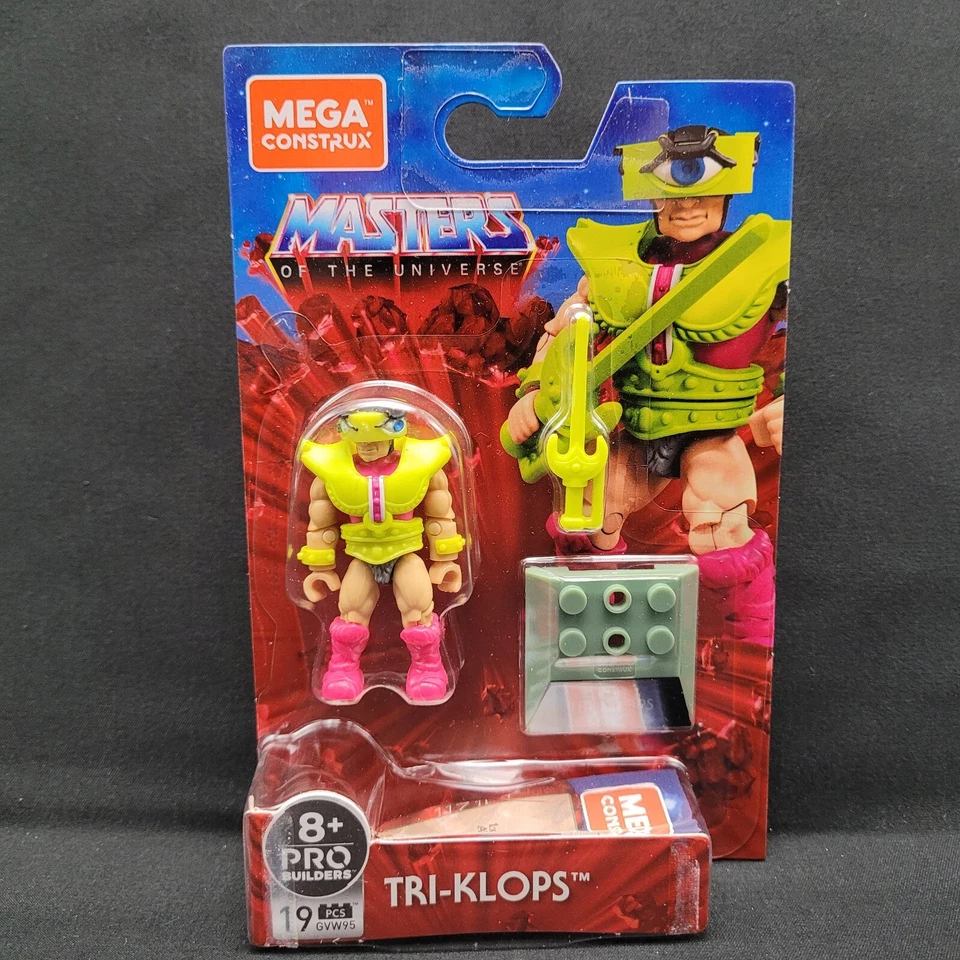 Minifigura Mega Construx MOTU Tri-Klops Mini Variante de Cómic Exclusiva de Amazon Foto 1 de 1