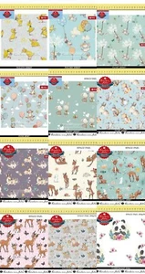 Cute Tiere Fuchs Reh Maus Ente Hase Ballon FVJ Baumwolljersey Jersey Meterware  - Bild 1 von 21