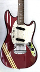 Fender Japan MG73-CO Competition Line Stripe Mustang Guitar Candy Apple Red
