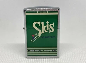 ZIPPO 2000 Limited ESQUÍS CIGARRILLOS Paquete de filtro mentol Diseño Encendedor Verde - Imagen 1 de 8