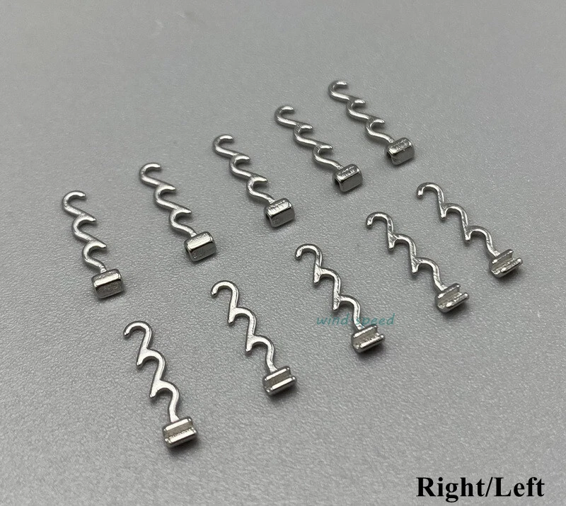 Gancho prensable de ortodoncia dental de acero inoxidable multifunción largo derecho/izquierdo Foto 1 de 4