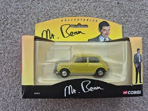 CORGI CLASSICS 1/43 MR BEANS AUSTIN MINI DIECAST MODEL CAR BOXED 61211 - Picture 1 of 4