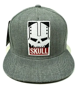 Death Skull Snapback Cap Hat Dia de los Muertos Skeleton Adult OSFM NWT - Picture 1 of 6