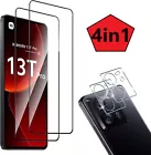 4in1 Xiaomi 13T / 13T Pro 2x 9h Schutzglas + 2x Kameraschutz Panzerfolie Glas